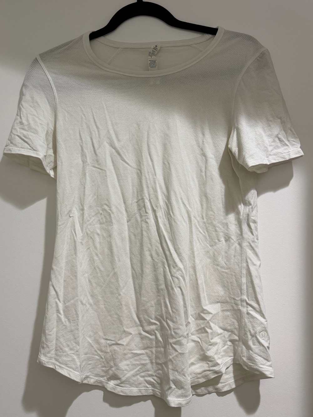lululemon athletica White Short Sleeve Crew Tee
